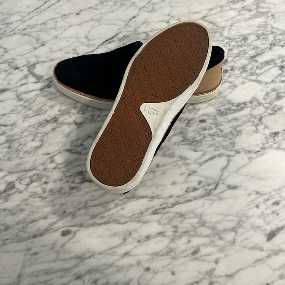 UGG Black and Tan Slip-On Loafers - Picture 5 of 5